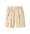 Bonpoint Christian Printed Bermuda Shorts In Beige