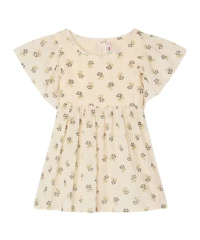 Bonpoint Christie Blouse In Organic Dobby Cotton Voile In Brown