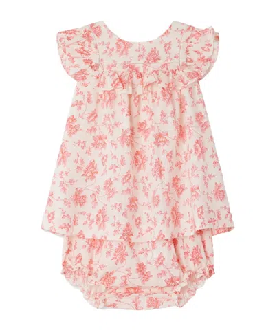 Bonpoint Ciara Floral-print Sleeveless Dress In Pink