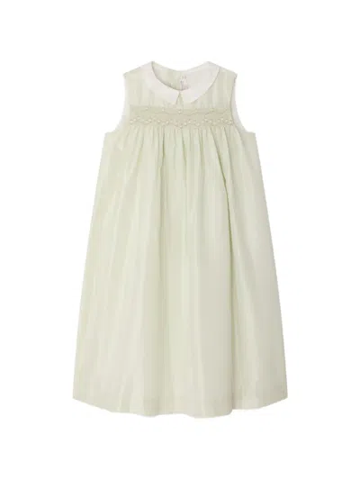 Bonpoint Ciliegia スモッキング ハンドエンブロイダリードレス