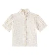 Bonpoint Girls Cindy Blouse In White