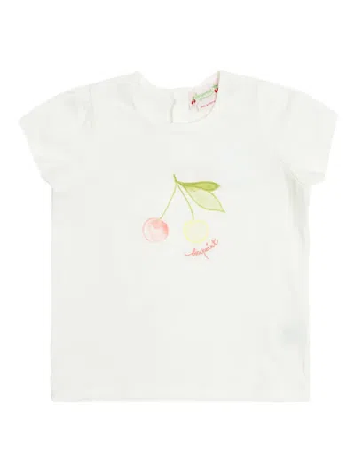 Bonpoint Babies' Cira Short-sleeved T-shirt In White