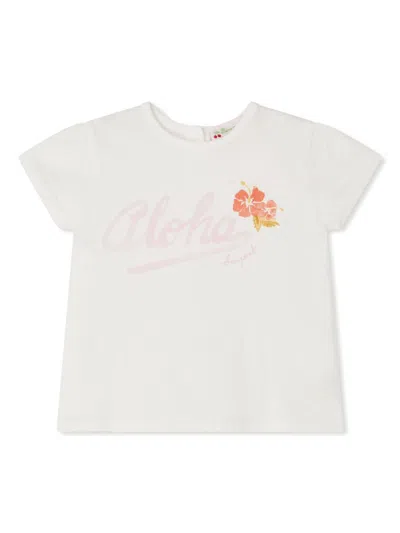 Bonpoint Babies' Cira T-shirt In Weiss