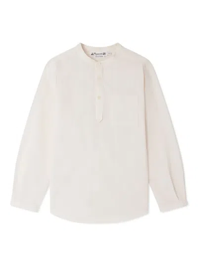 Bonpoint Kids' Claude Polo Shirt In Neutrals