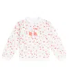 Bonpoint Claudine Printed Cotton Sweatshirt In Im Blanc Naturel