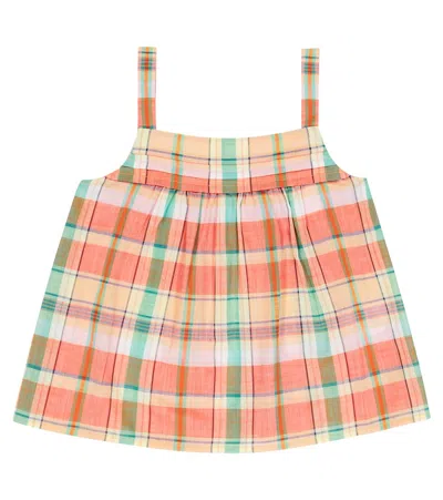 Bonpoint Kids' Top Clementine Aus Baumwolle In Ec Multicolore