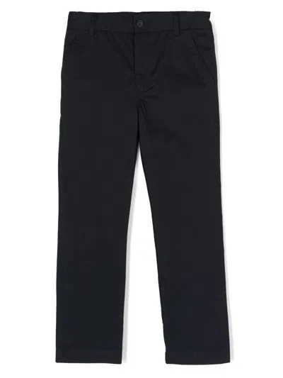 Bonpoint Kids' Clyde Straight-leg Trousers In Blue