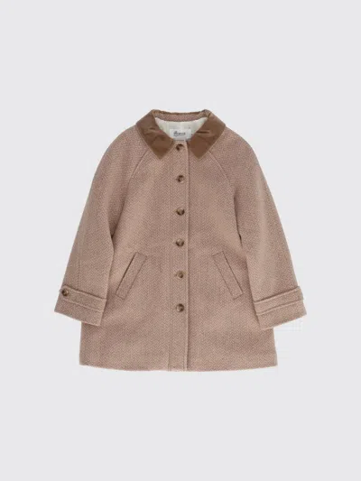 Bonpoint Coat Kids Color Pink In Neutral