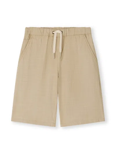 Bonpoint Kids' Conway Cotton Shorts In Neutrals