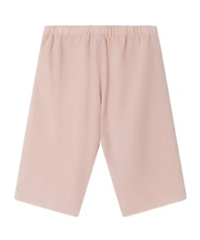 Bonpoint Corduroy Cotton Trousers In Nude