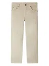 Bonpoint Corduroy Five-pocket Trousers In Neutral