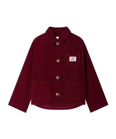 BONPOINT CORDUROY PATCH-POCKET JACKET