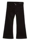 Bonpoint Corduroy Wide-leg Cotton Trousers In Brown