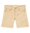 Bonpoint Corey Cotton-blend Bermuda Shorts In Beige