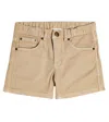 Bonpoint Corey Denim Bermuda Shorts In Sable