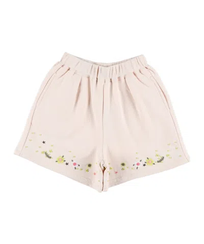 Bonpoint Cornelia Embroidered Shorts In Neutral