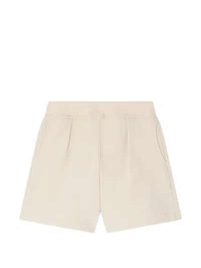 Bonpoint Kids' Cornelia Ribbed Shorts In Neutral