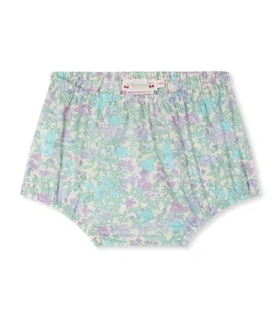 Bonpoint Kids' Cotton Aki Shorts In Blue
