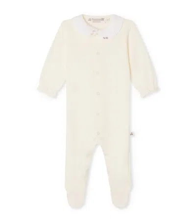 Bonpoint Kids'  Cotton All-in-one In Neutral