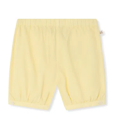 Bonpoint Kids' Cotton Azur Bloomers In Yellow