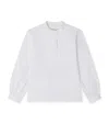 Bonpoint Cotton Bib-collar Shirt In White