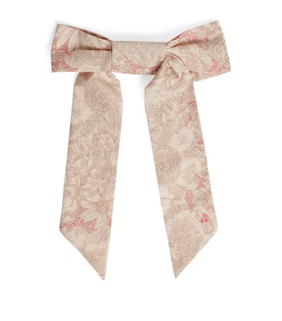 Bonpoint Kids'  Cotton Bow Hair Clip In Pink