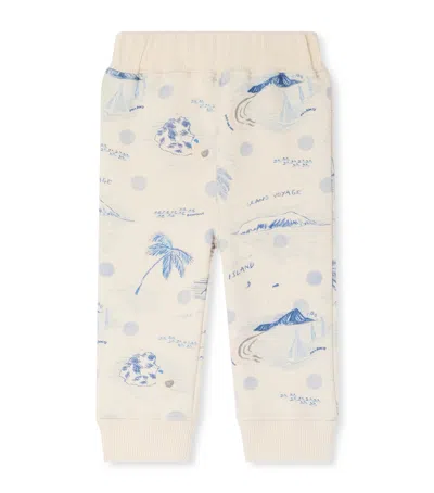 Bonpoint Kids'  Cotton Bram Sweatpants In Blue