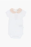 Bonpoint Cotton Calix Bodysuit With Print Collar