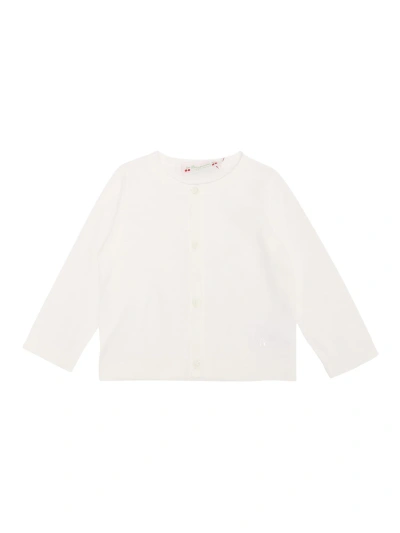 Bonpoint Babies' Cotton Cardigan For Girls In White