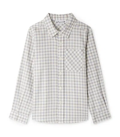 BONPOINT COTTON CHECK SHIRT