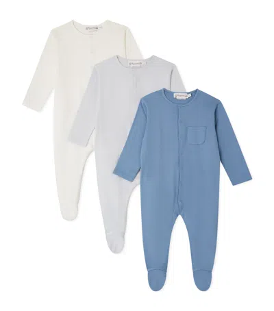Bonpoint Kids' Cotton Cosima Pyjama Set In Blue