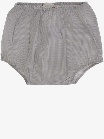 Bonpoint Babies' Cotton Culottes In Grey