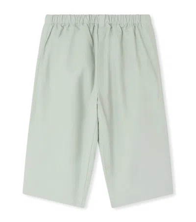 Bonpoint Kids' Cotton Dandy Trousers In Green