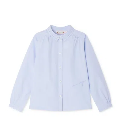 BONPOINT COTTON EMBROIDERED BASILINE SHIRT