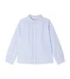 Bonpoint Basiline Cotton Shirt In Blue