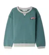 Bonpoint Cotton Erol Sweatshirt In Green