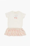 Bonpoint Cotton Felice Tee Dress With Cherrys Print