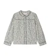 Bonpoint Cotton Floral Josseline Blouse In Gray