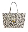 Bonpoint Cotton Floral Print Tote Bag In Black