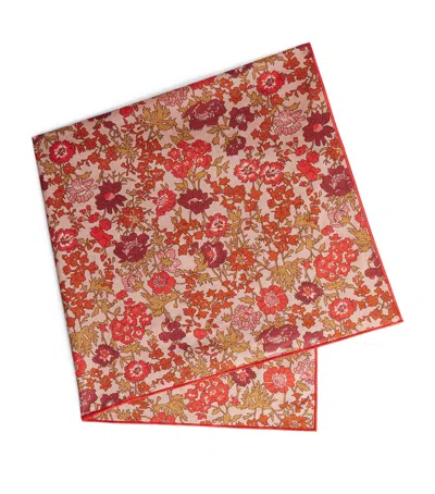 Bonpoint Kids'  Cotton Floral Scarf In Pink