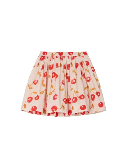 Bonpoint Cotton Girls Mini Skirt In Multi