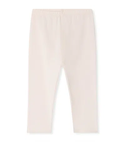 Bonpoint Kids'  Cotton Leggings In Pink
