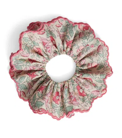 Bonpoint Kids'  Cotton Lilium Scrunchie In Pink