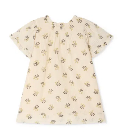Bonpoint Kids'  Cotton Lucie Dress In Neutral