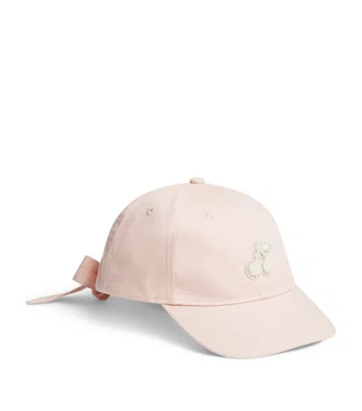 Bonpoint Kids'  Cotton Lyna Baseball Cap In Pink