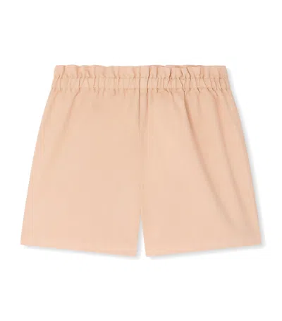 Bonpoint Kids' Cotton Milly Shorts In Brown