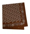 Bonpoint Floral-pattern Foulard In Brown