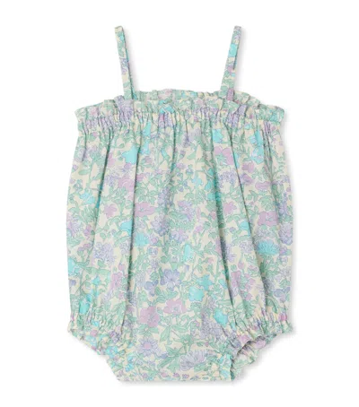 Bonpoint Kids' Cotton Nefle Romper In Multi