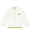 Bonpoint Cotton Overshirt In Blue