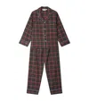 Bonpoint Cotton Plaid Pyjama Set In Multi